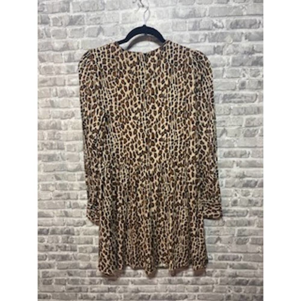 ZARA LEOPARD PRINT BABY DOLL DRESS - Picture 4 of 4